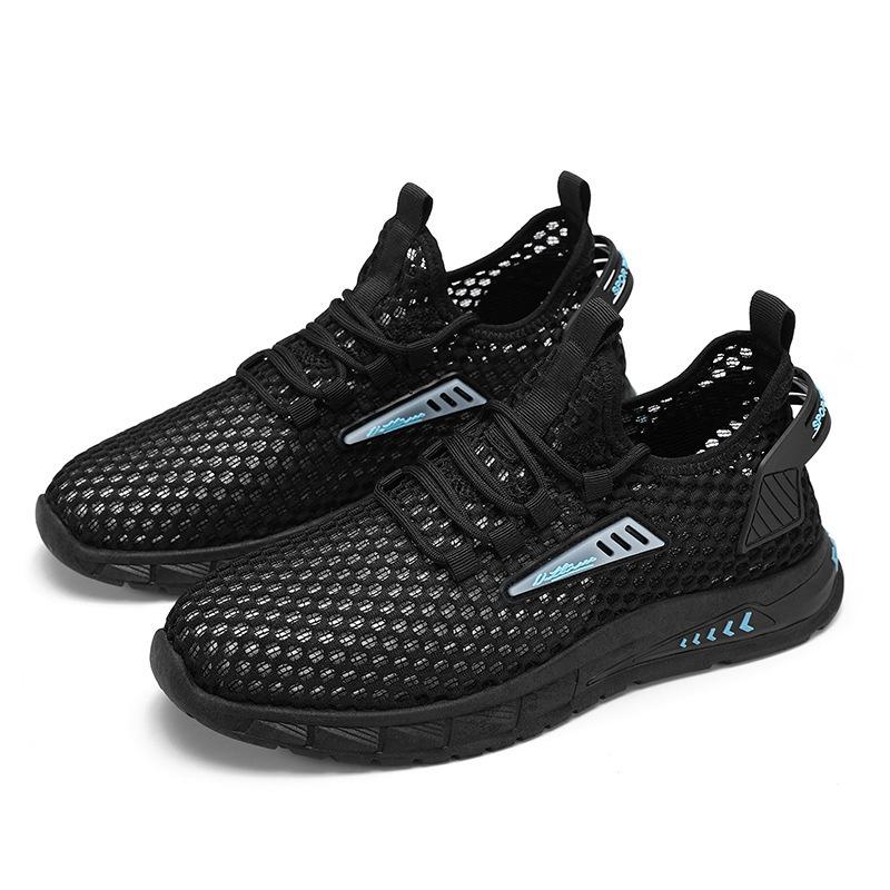 Foreign Trade 2025 New Summer Mesh Large Mesh Hollow Breathable Men's Shoes Sports Versatile Casual Running Shoes Men