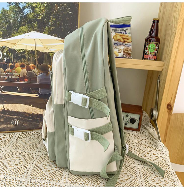 Cute Double Shoulder Backpack for Girls: Ideal for Elementary, Middle, and High School Students