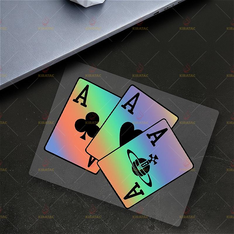 1pc Playing Cards Motorcycle Stickers for Motorcycle Fairing Tailbox Helmet Car Window Trunk Scooter Waterproof Vinyl Decals