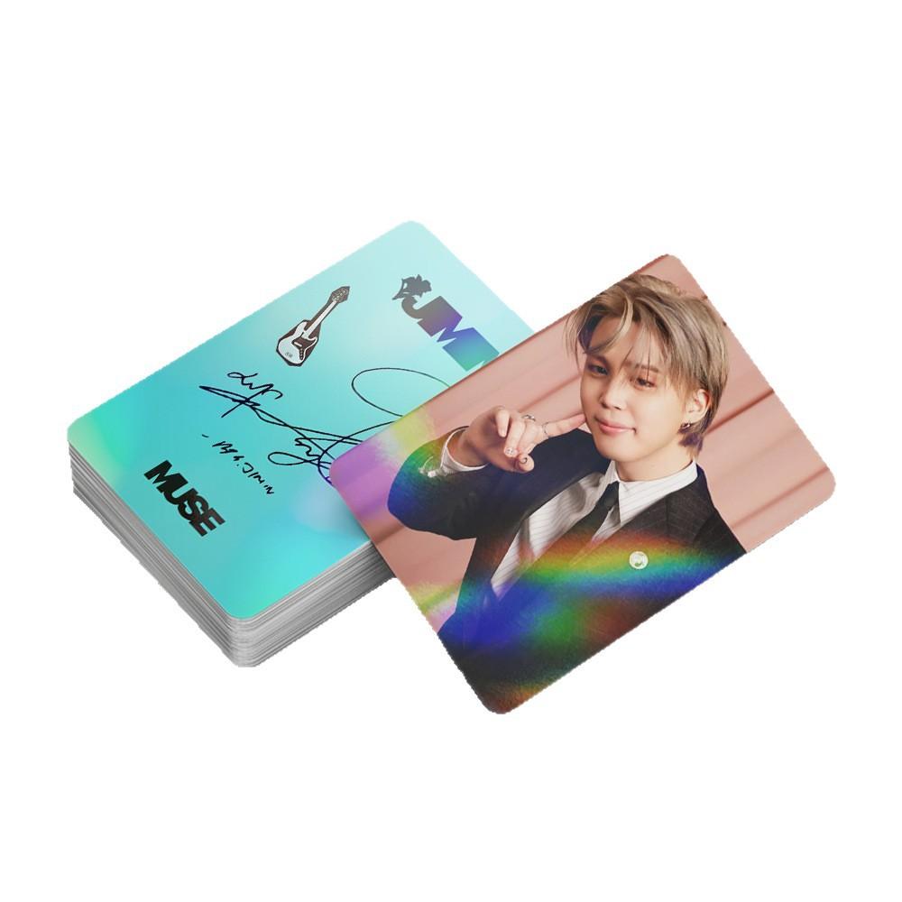 Straykids 124pcs Jimin Muse Album Holographic Photocards Pop Idol Lomo Flash Signature Photo Cards For Pop Fans Collection Lovely Gift