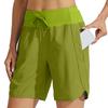 Women's Summer Loose Casual Color Sports Shorts High Waisted Running Shorts With Pockets