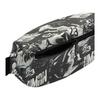 Jordan Zipper Closure Adjustable Urban Pattern Waist Bag Men waist bag Black White II7299-011