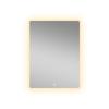 Rectangular bathroom mirror lago 80X60 CM LED lighting, heating mat