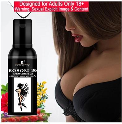 LA'BeardeX Blast 36 Breast Oil 100% Natural Body Toner Oil ( 50 ML) for Women