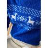 Women's Holiday Pure Cashmere Round Neck Sweater