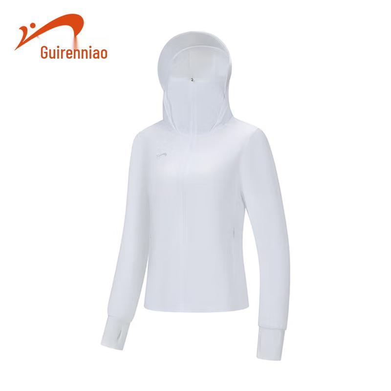 

Guirenniao 2025 Women s Summer Hooded Sun Protection Sport Jacket F125272T XS