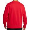 Nike casual simple crewneck pullover sweatshirt for men in red