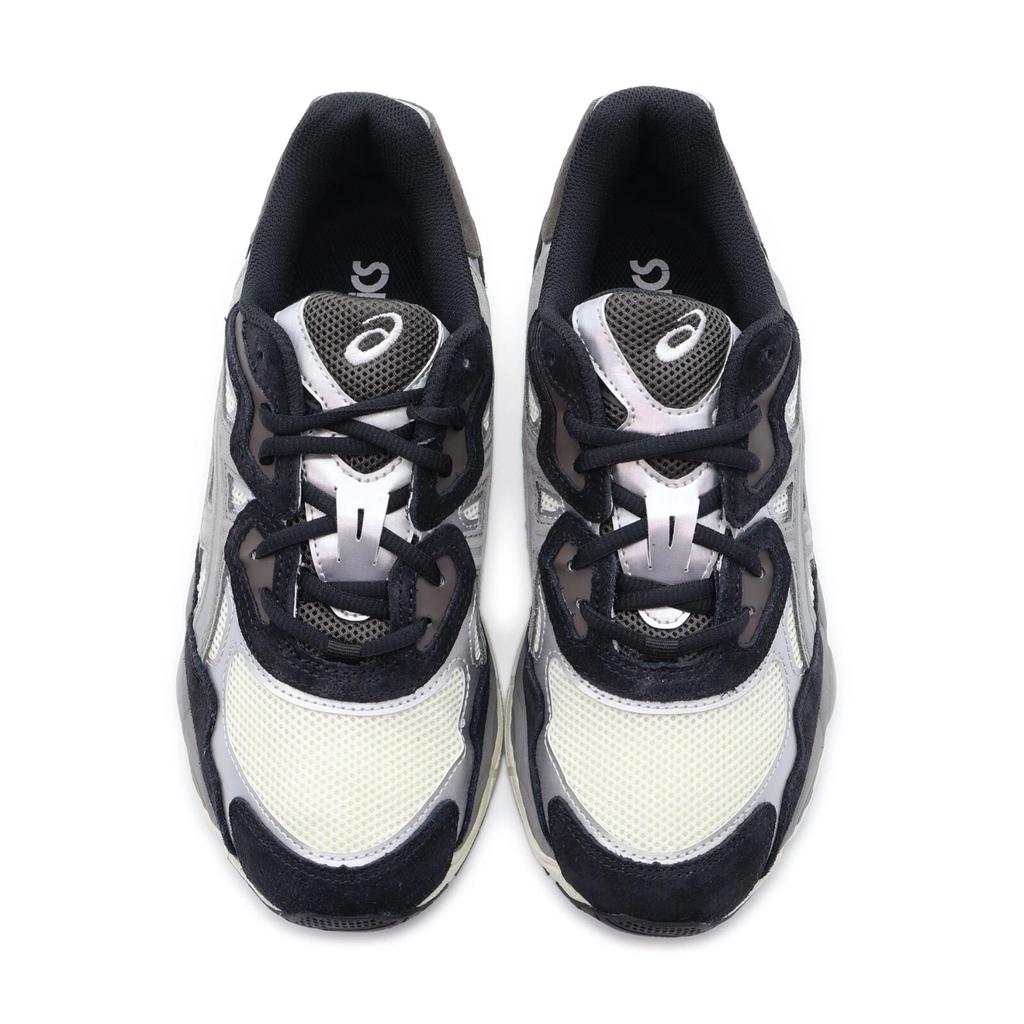 1201A789-750 Asics Gel-NYC Marfim Argila Cinza Branco Bege Preto Cinza Escuro (Masculino)