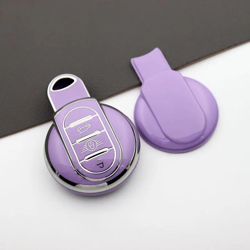 TPU Car Key Case Cover for BMW MINI COOPER CLUBMAN COUNTRYMAN F54 F55 F56 F57 F60 Auto Shell Fob Protector Accessories