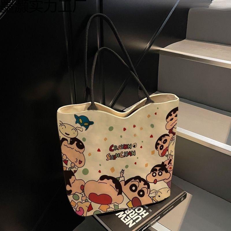 Γυναικεία Καμβάς Κινούμενα Σχέδια Τσάντα Tote 2025 – Μεγάλης Χωρητικότητας, Ευέλικτη Χιαστί για Φοιτητές και Καθημερινή Μετακίνηση