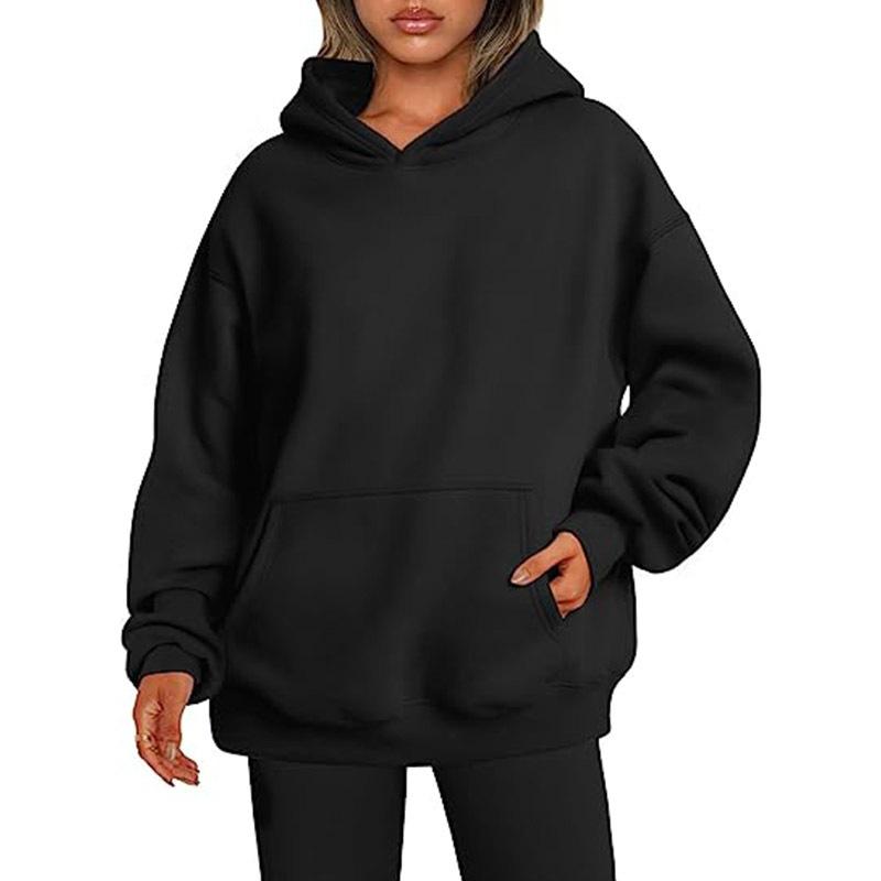 Women's Oversized Casual Hoodie Sweatshirt with Front Pocket - Cozy and Stylish Pullover Hoodies Fleece Swe