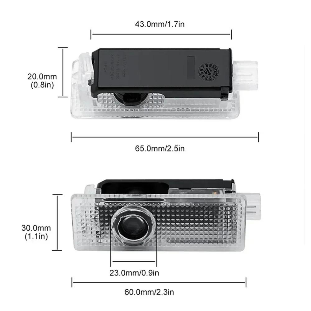 LED Car Door logo Projector Lamps Welcome Light For BMW E90 E91 E92 E93 E60 E61 F10 F07 E63 E64 F12 F13 F30 E87 F20 Accessories MA6