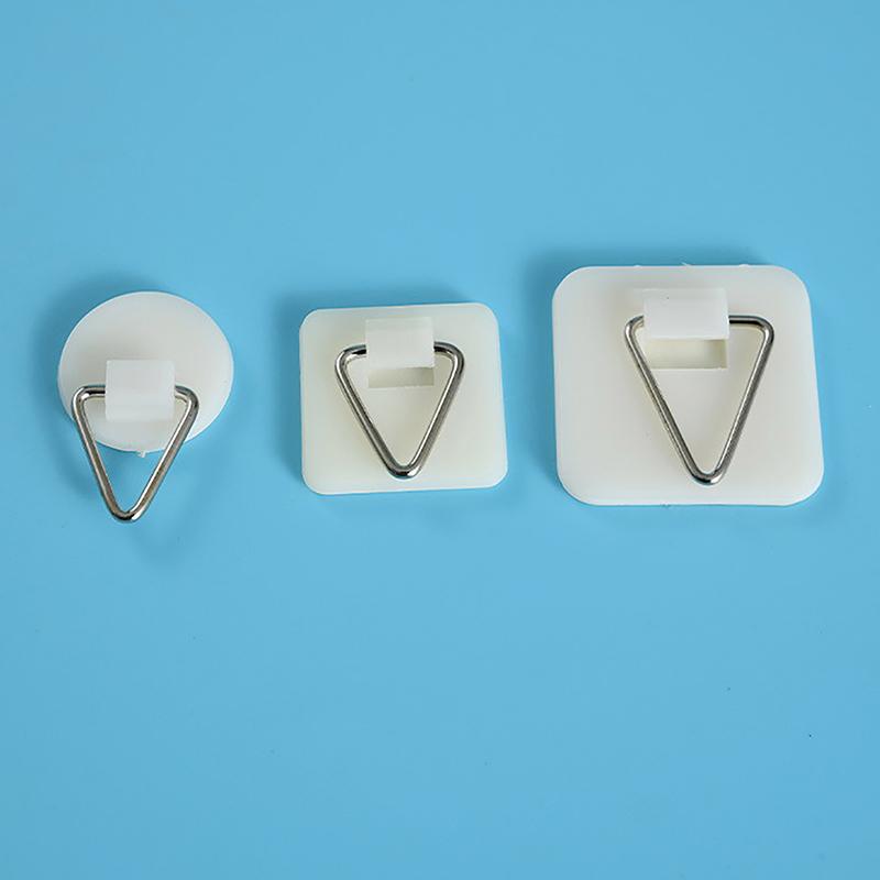 5Pcs Invisible Adhesive Plate Hanger Vertical Plate Holders Portable Wall Dish Hanging Hooks For Home Art Decor Accessories
