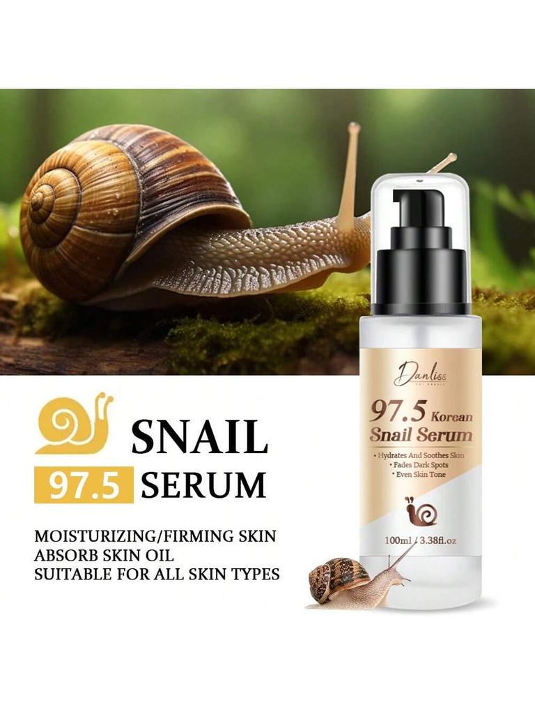 1Pc 97.5% SNAIL HYDRATING SERUM 100ml Glowing Skin. Nourishing. Soft & Smooth Skin. Even Skin Tone
