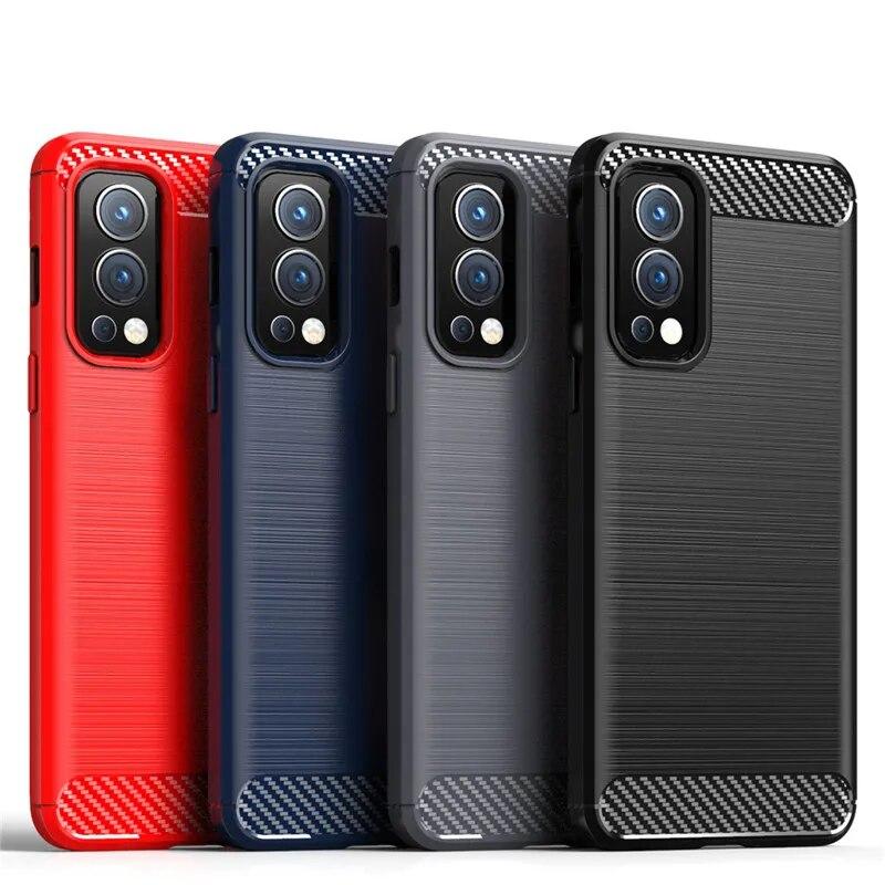 

Чехол для OnePlus Nord 2 5G OnePlus Nord 2 CE N200 N100 N10 5G, противоударный чехол из ТПУ из углеродного волокна для телефона OnePlus Nord 2 5G OnePlus Nord 2 5G чёрный