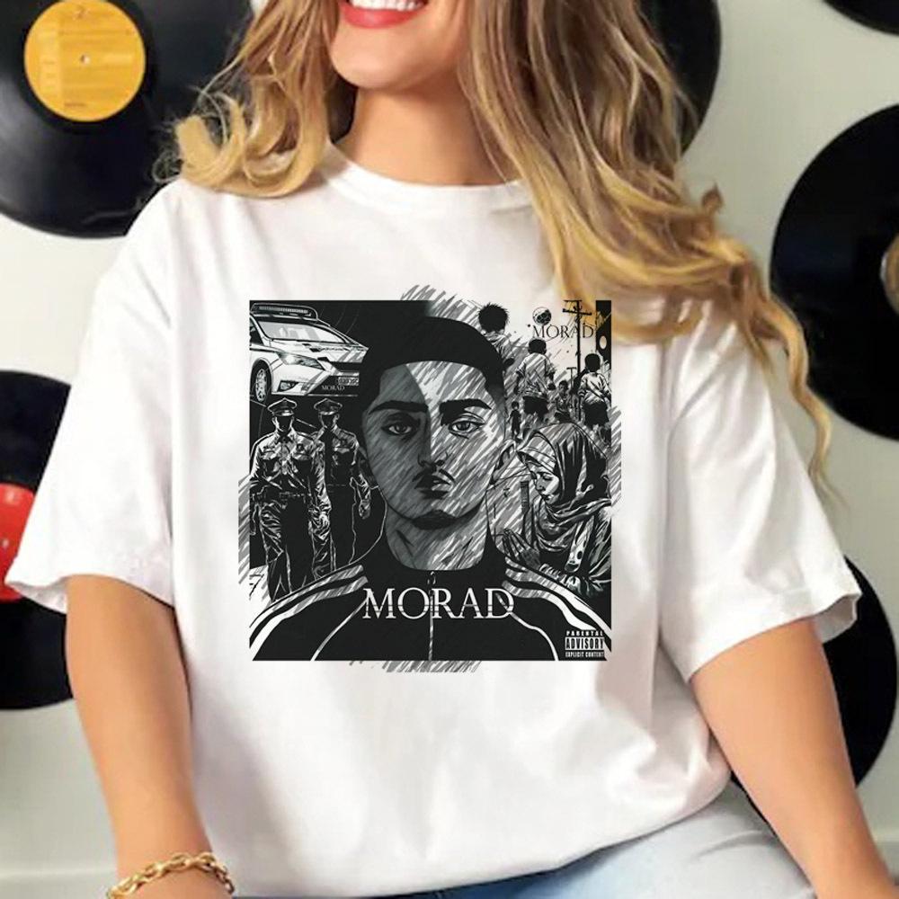 Morad top Women harajuku Japanese summer tshirts feUnisex Japanese funny y2k clothes S