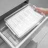 Stackable File Organizers Clear Paper Storage Box with Lid Stationery Storage Container Office Supplies for Documents
