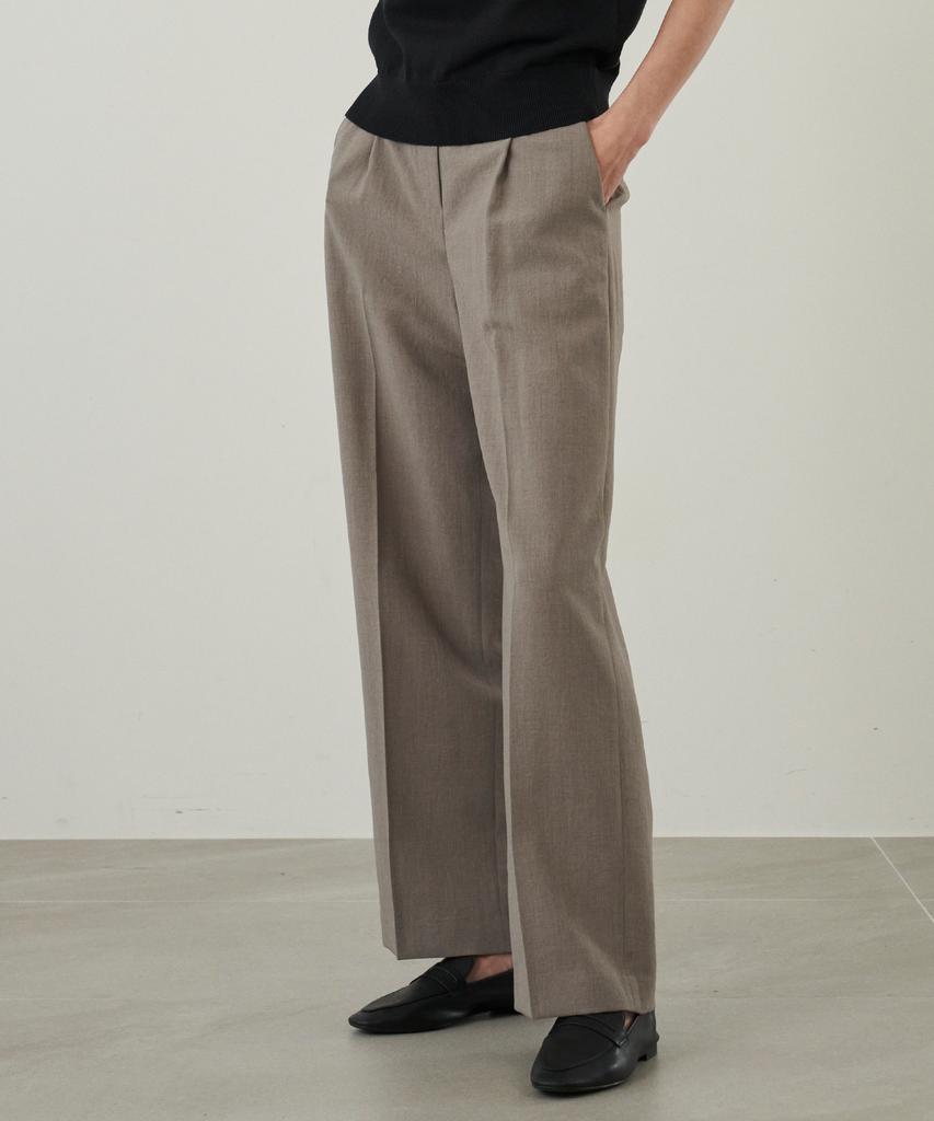 210EDIT Women'S Cool Silky Nen Pintuck Wide Slacks _Ze2Pt520_Wbr