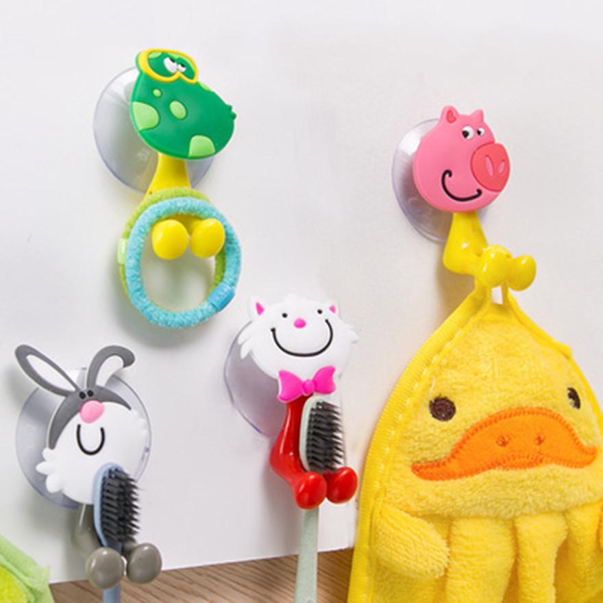 Creative Animal Cartoon Suction Cup Toothbrush Holder - Multiple Styles Available