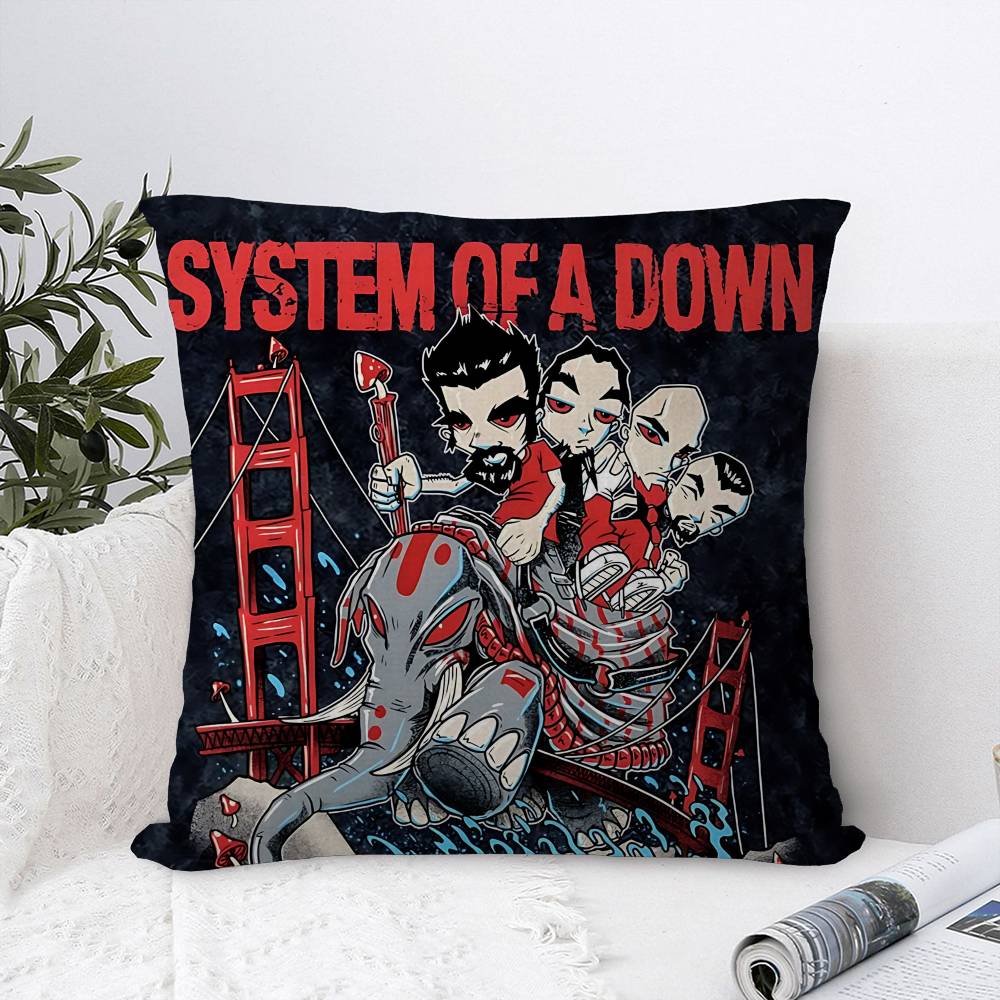S-System Of A D-Down Band Cushion Cover Pillowcase Upholstery Sofa Throw Pillow Home Decor Pillowcas