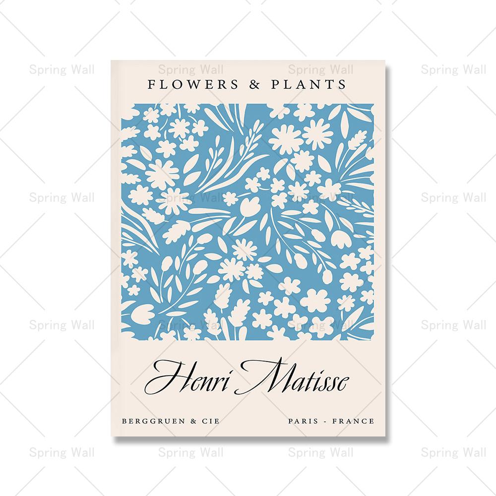 

Синий Матисс Яёи Кусама Баухаус Цветочный рынок настенная живопись на холсте скандинавские постеры печатает настенную картину для декора гостиной 21x30cm No Framed