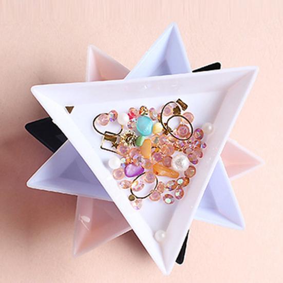 Convenient Nail Jewelry Nails Ornaments Storage Trays Vibrant Color Reusable Save Space