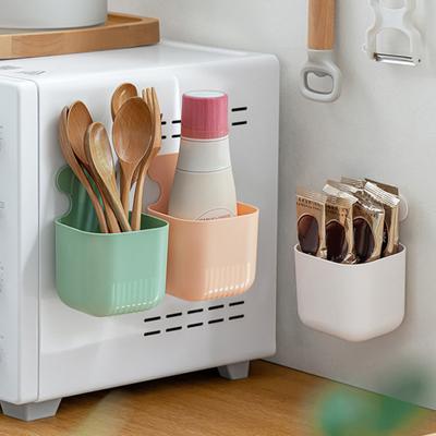 Scatola portaoggetti magnetica Organizzazione rimovibile PP Durevole portaoggetti laterale per frigorifero Portaoggetti per la casa