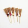 5Pcs Dollhouse Accessories Mini  Witch Straw S Diy Hanging Ornaments For Halloween Party Decoration Costume Props