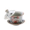 Nezha Attacks the Sea Series Cultural Creation Ru Kiln Open Pattern Personal Use Master Cup High-end Tea Cup Three Talents Cover