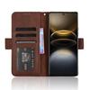 For vivo X100 Ultra 5G Wallet Case Multiple Card Slots Leather Phone Cover with Stand