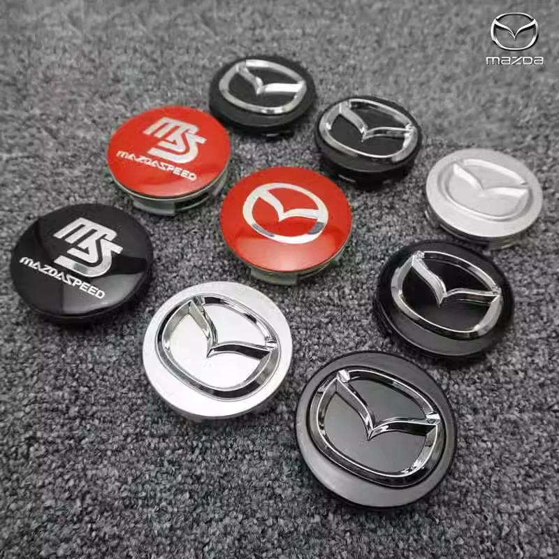 4 ks 56mm středová krytka kola logo kryt náboje znak odznak autodoplňky pro Mazda Axela 2 3 5 6 CX-5 CX 7 CX-9 MX-5 styling auta