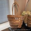 Seaside vacation leisure large-capacity woven bag 2025 summer new Korean version fashion straw bag versatile shoulder bag