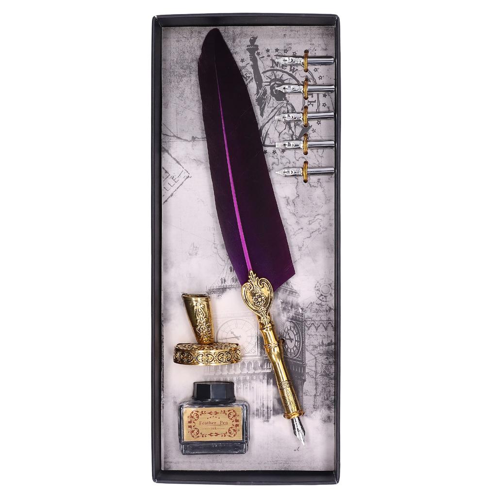 Stift Exquisit Vintage Elegant Edelstahl Sanft Schreiben Verschleißfest Kielstift