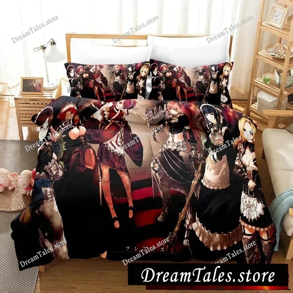 3D Printed Anime The OVERLORD Bedding Set Boys Girls Twin Queen Size Duvet Cover Pillowcase Bed Kids Adult Home Textileextile369