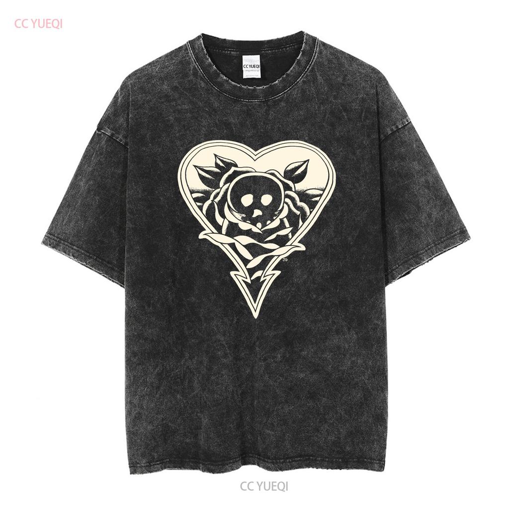 Alkaline Trio Tattoo Flash T Shirt long or short sleeves vintage Washed Soft graphic Breathable Casual Comfortable homme