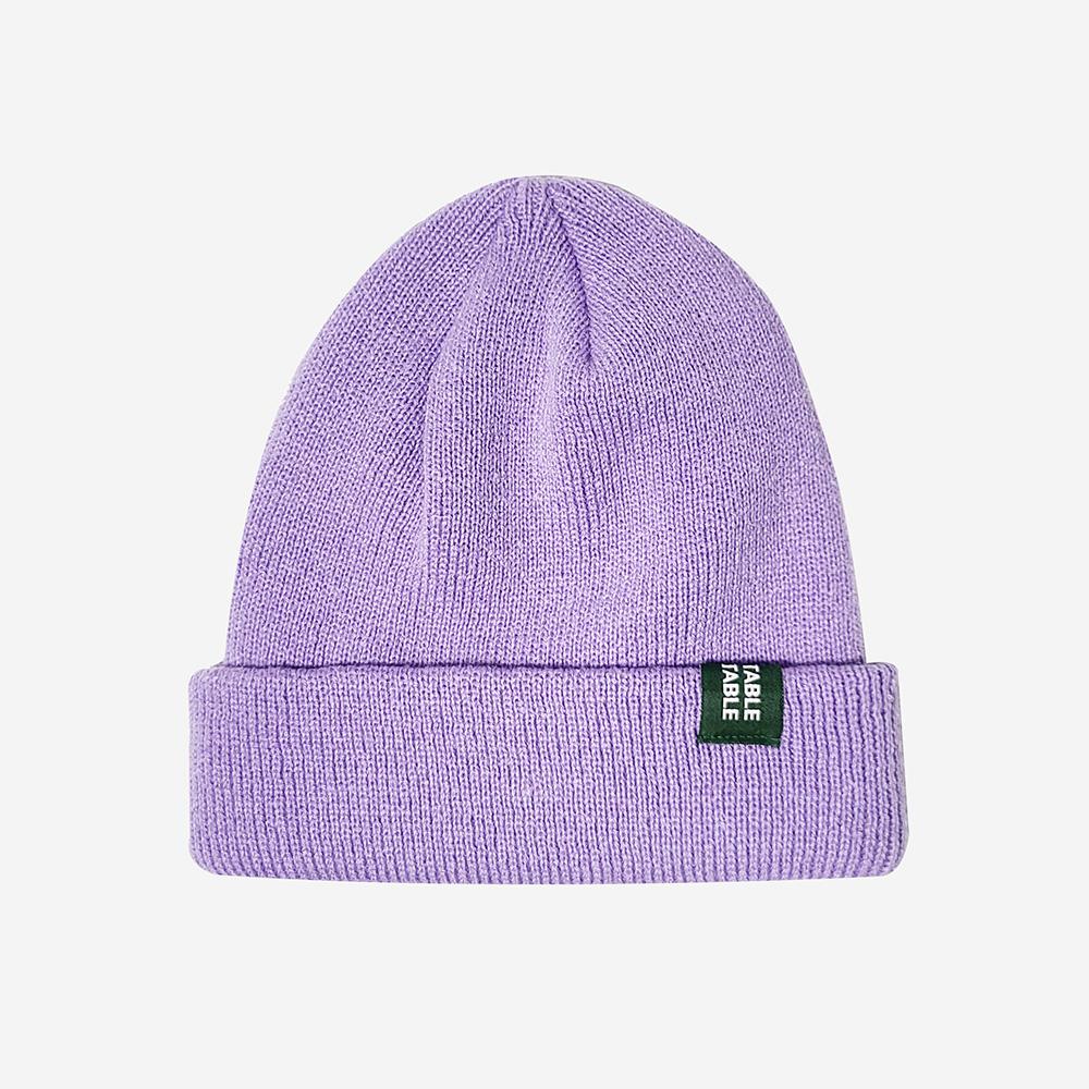 VEGETABLE TABLE Plain Parsley Jelly Beanie Gray