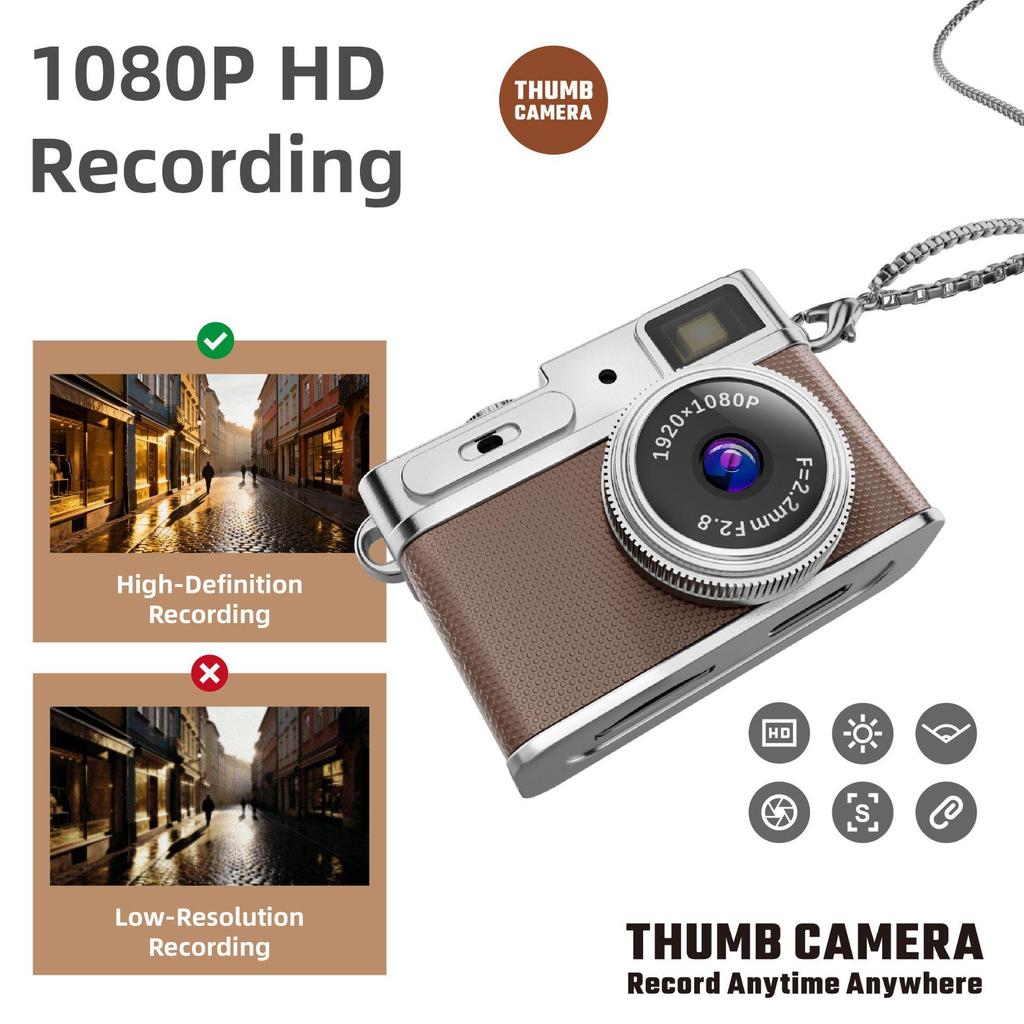 Mini G1 Thumb Camera: Compact Photography & Recording for Students and Parties