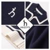 HAZZYS Girls' Winter Wool Blend Lapel Cardigan