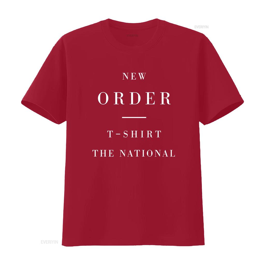 New Order T-Shirt The National Größe X-Large Vintage Dehnbar Designer Kleidung Bequem Vielseitig Atmungsaktiv Stilvoll