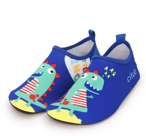 Kids' Shark Barefoot Beach Shoes – Non-Slip, Anti-Cut Water Socks for Swimming and Wading