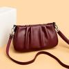 Folded Cloud Bag, New Women's Bag, Popular Small Square Bag, Messenger Bag, Shoulder Underarm Bag.