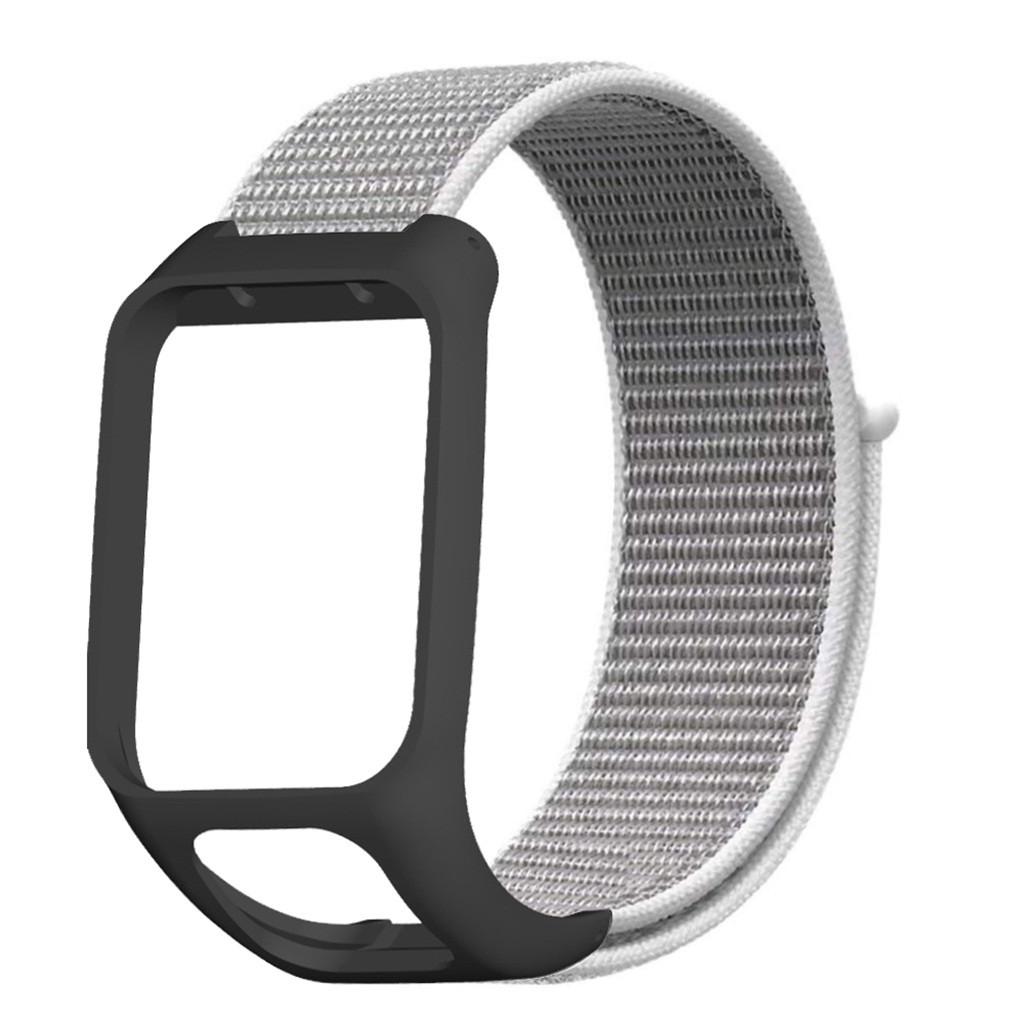 Luxusní nylonový sportovní řemínek na hodinky s poutkem, náramek pro TOMTOM Runner 3/Adventurer