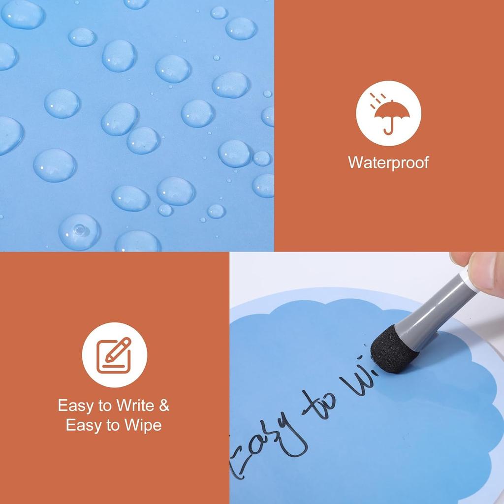 36Pcs 6 Inch Floor Stickers for Classroom, Floor Dots for Line up Markers Self Adhesive Vinyl Floor Decals for Preschool and Kindergarten Elementary