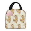 Sac à lunch isotherme Sarah Kay Swing Girl pour femmes, glacière de bureau, boîte alimentaire thermique, sac fourre-tout, boîtes à lunch portables, conteneur