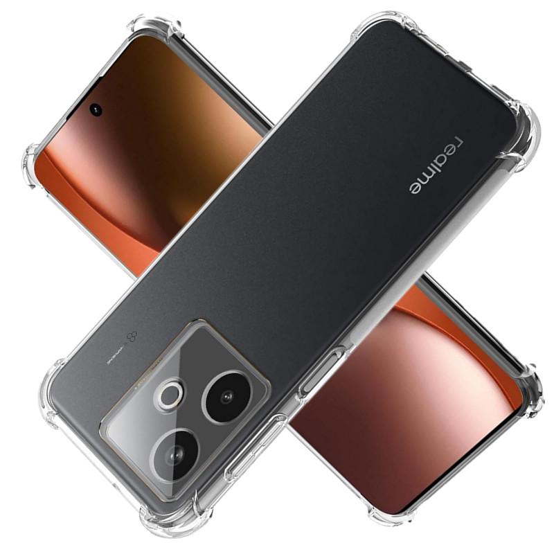 TPU Transparent Case for Realme GT 7 GT 7T GT7 Protective Cover Four Corners Shockproof Bumper Coque Fundas
