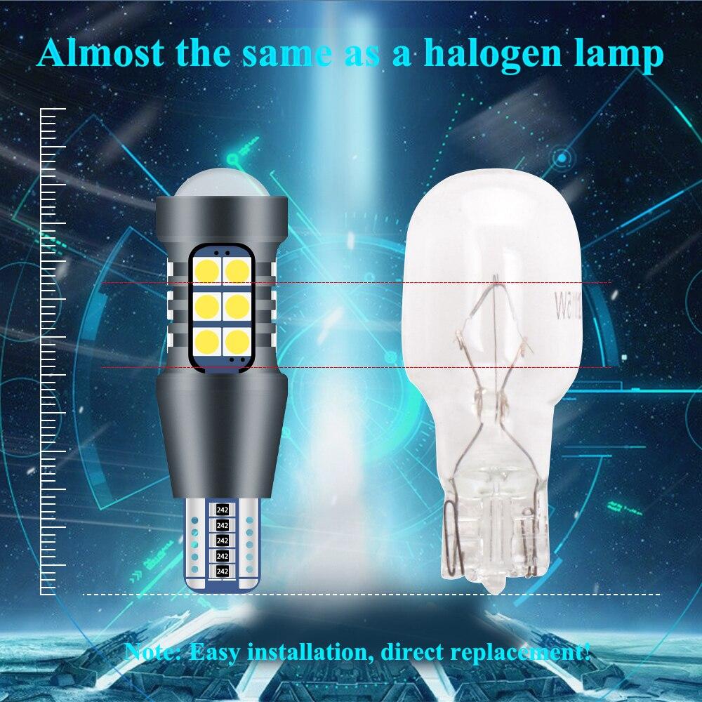 2PCS T15 Signal Lamp W16W LED 921 912 Bulb 12V Super Bright 3030 27SMD Tail Lamp Led Canbus Auto Backup Reserve Lights