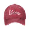 Lifelover Band Baseball Caps Accessories For Unisex Women Retro Distressed Washed Hats Snapback Hat Adjustable