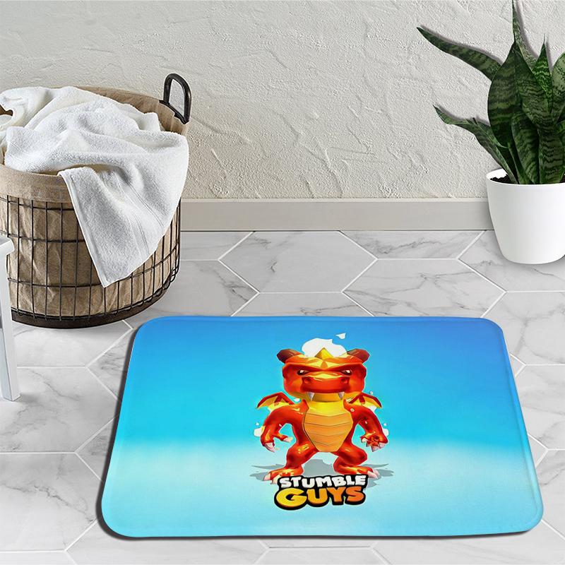 Stumble Guys Karikatür Halı Tökezlemek Oyunları Halı Yatak Odası Dekorasyon Yoga Mat Anime Açık Halı kaymaz Halı doğum günü hediyesi