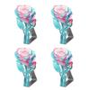 4Pcs Stainless Steel Rose Tablecloth Clip Non-slip Indoor Outdoor Wedding