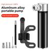 NPY Bicycle Pump Mini Portable Aluminum Alloy Bike Pumps Air Pump Mountain Cycling Tire Inflator Bike Valves Bicycle Pump